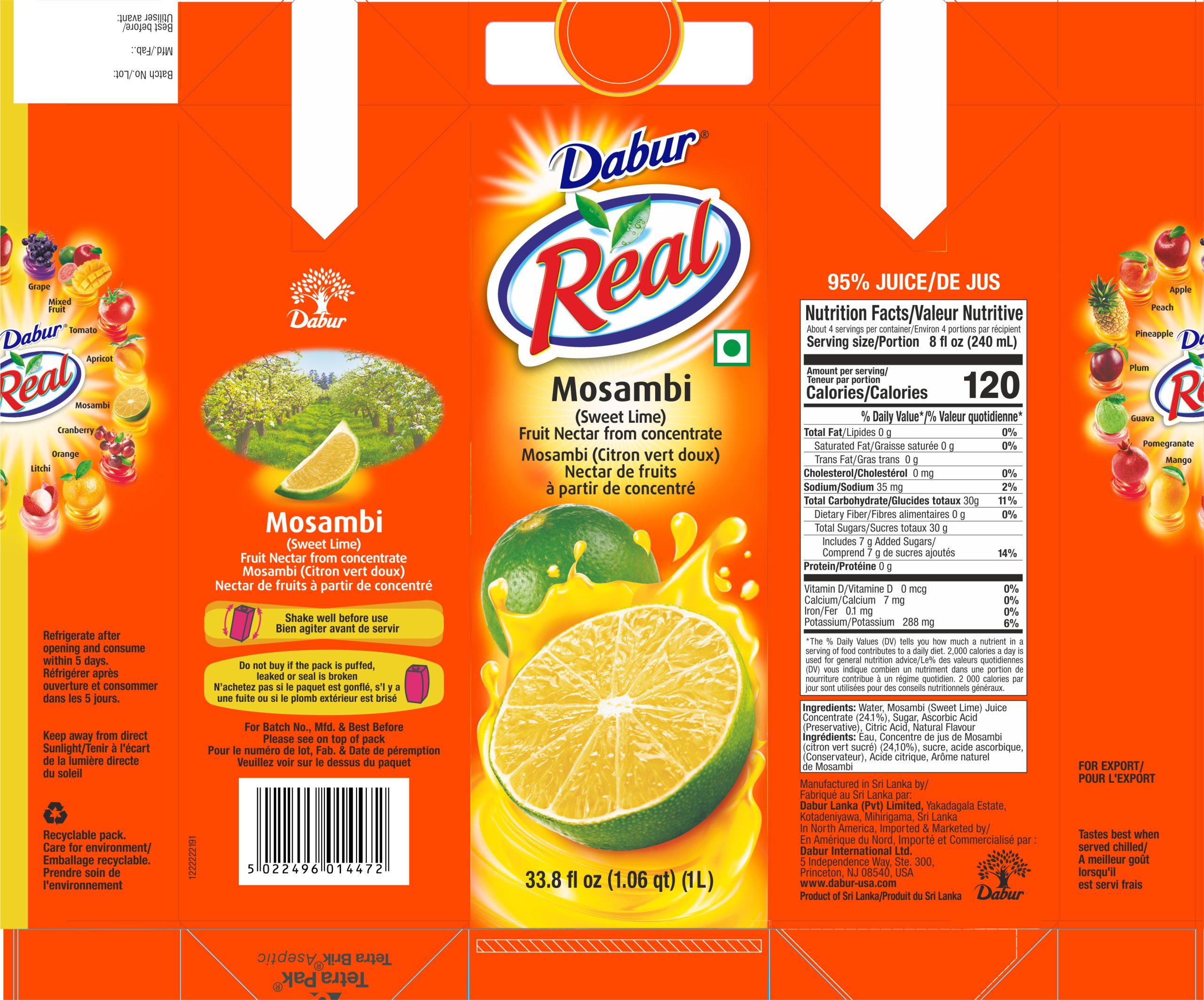 Mosambi Fruit Nectar