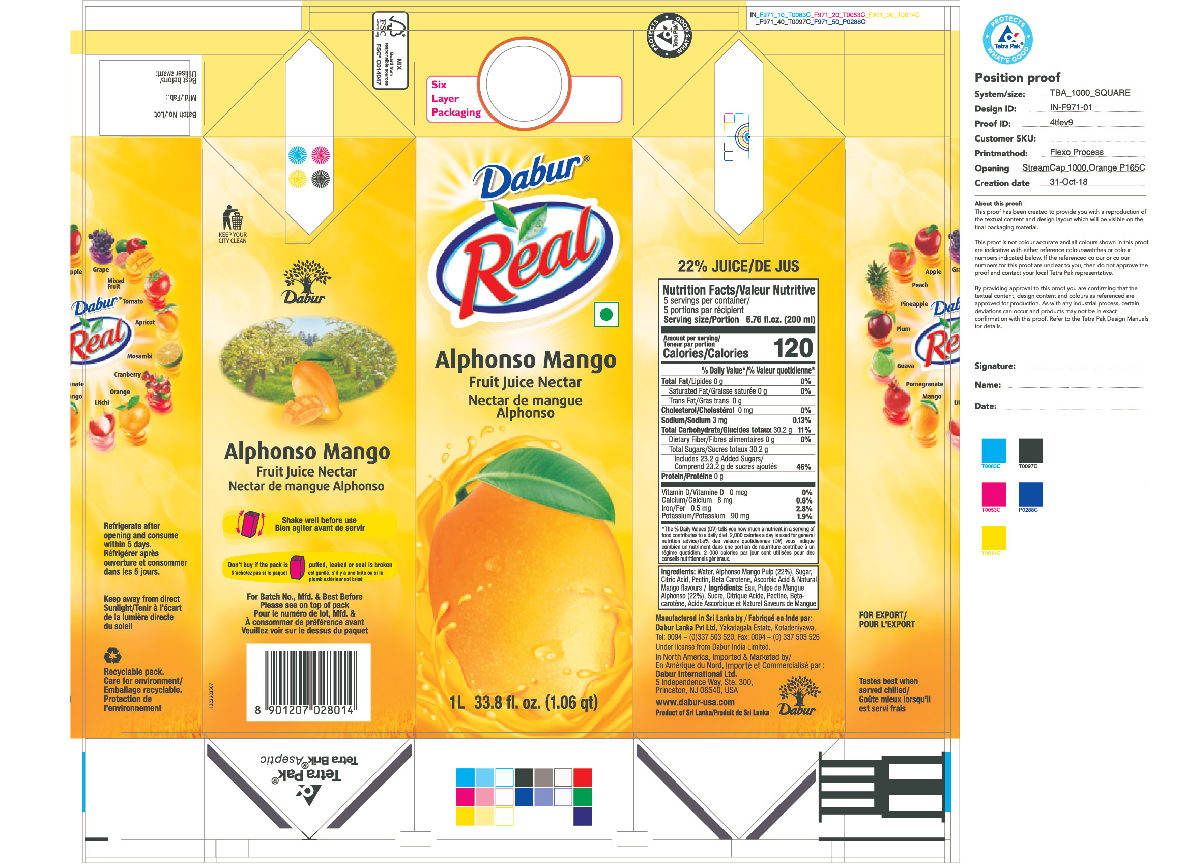 Alphonso mango Fruit Nectar